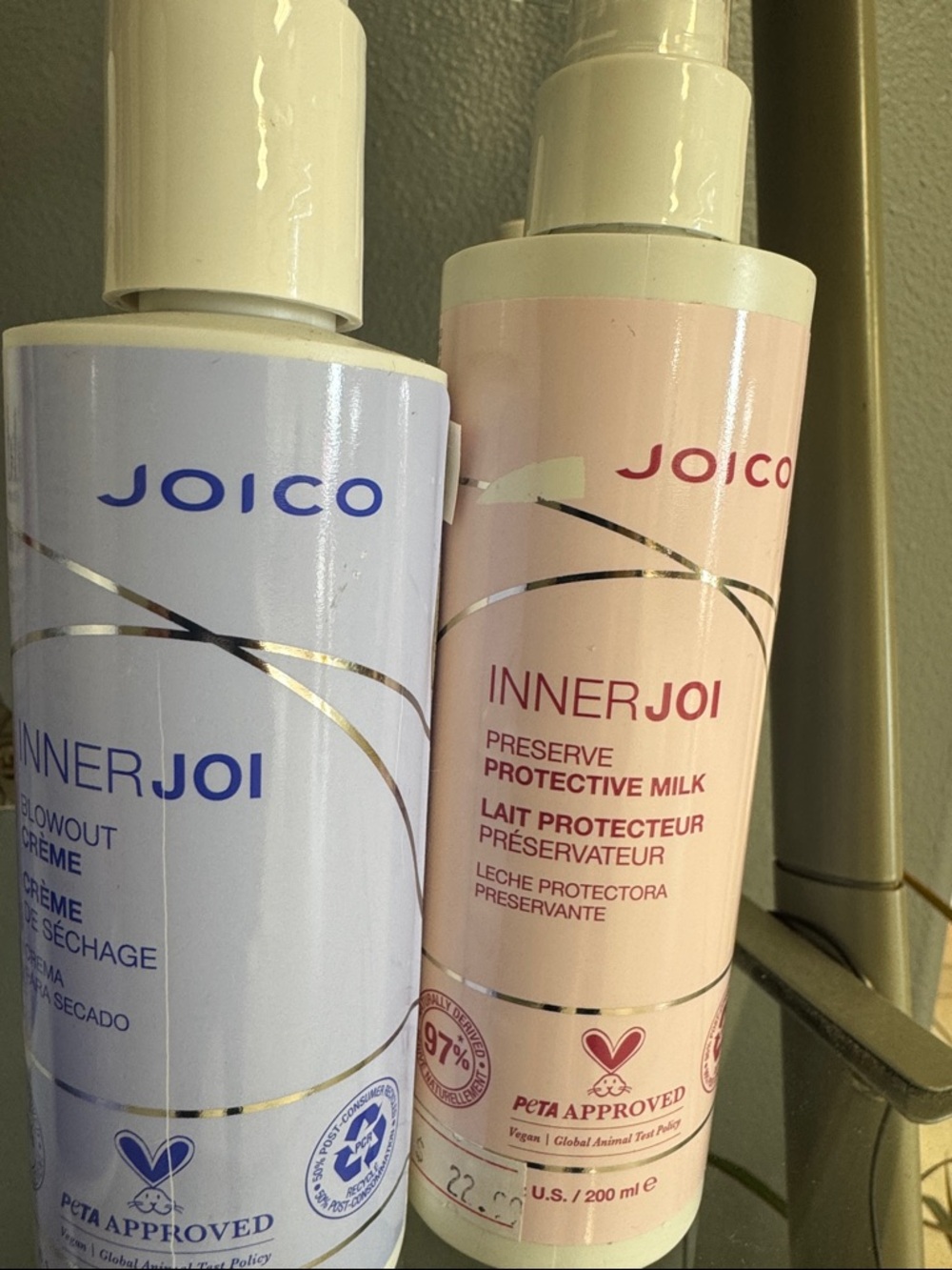 Joico InnerJoi Preserve Protective Milk - Pink & White Accents